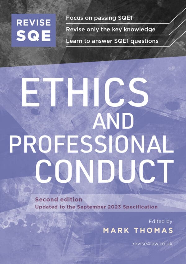 Ethics and Professional Conduct (book) ReviseSQE