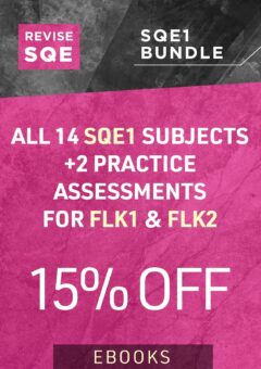 Book cover: SQE1 Bundle + FLK1 & FLK2 (ebooks)