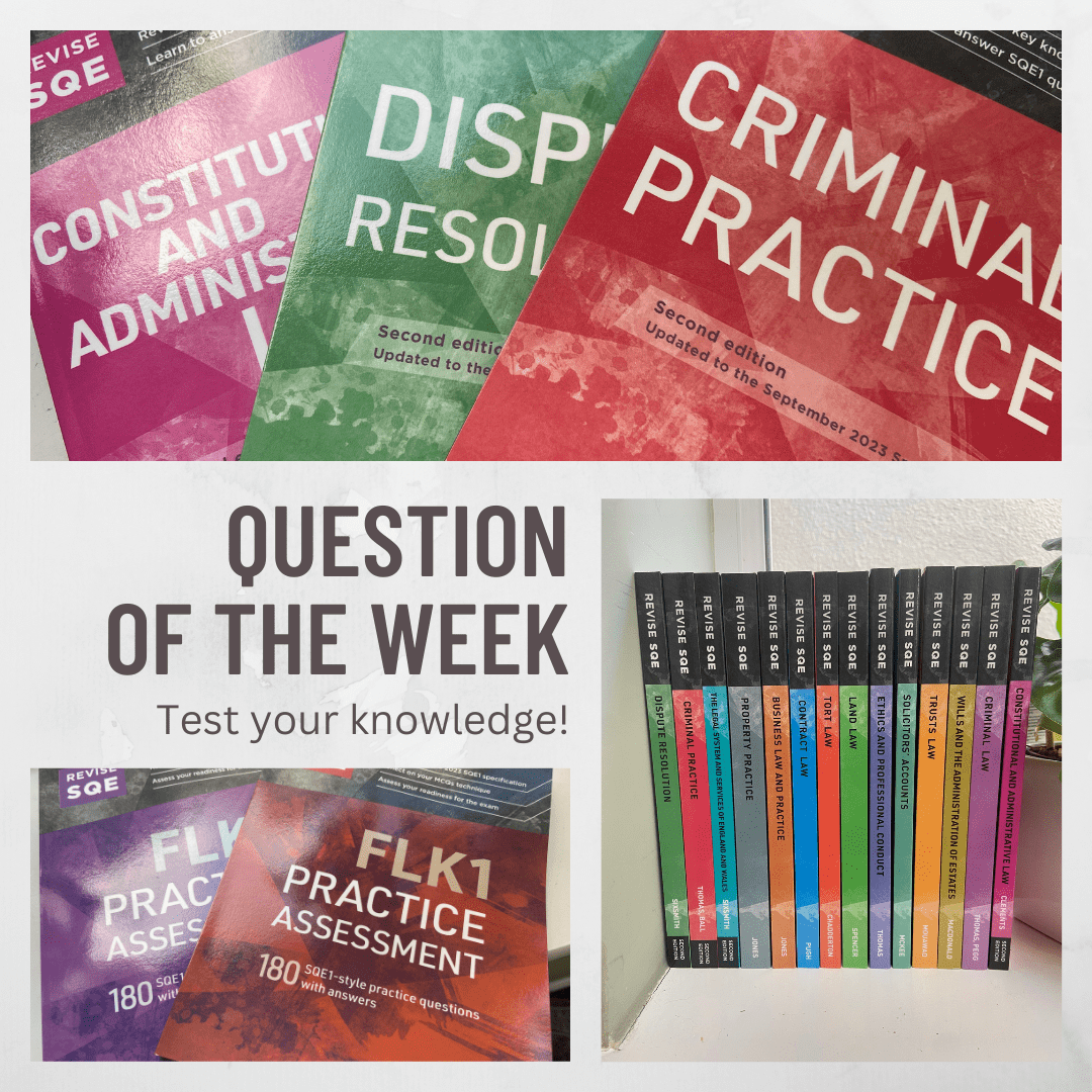 Sqe1 Style Mcqs Revise Sqe