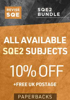 SQE2 Bundle - All available SQE2 subjects 10% off + free postage