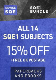 Book cover: SQE1 Bundle (books and ebooks)