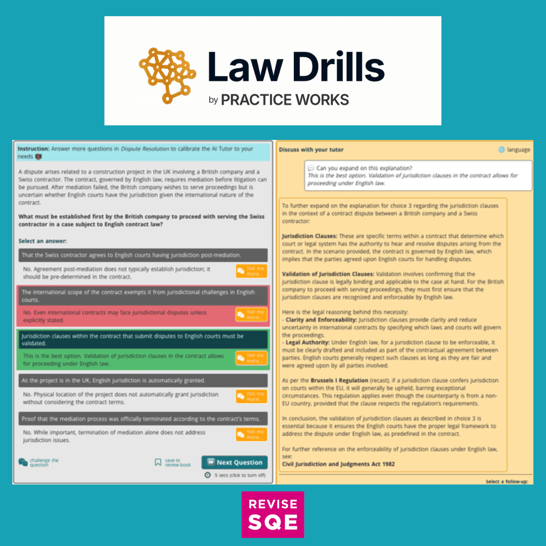 Need SQE-style MCQ Practice?