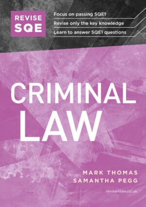 Revise SQE Criminal Law