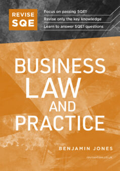 Book cover: Revise SQE Business Law and Practice (Ebook)