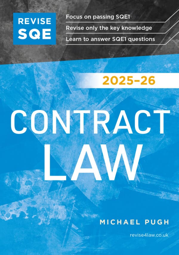 Revise SQE Contract Law 2025/26 (book + ebook)
