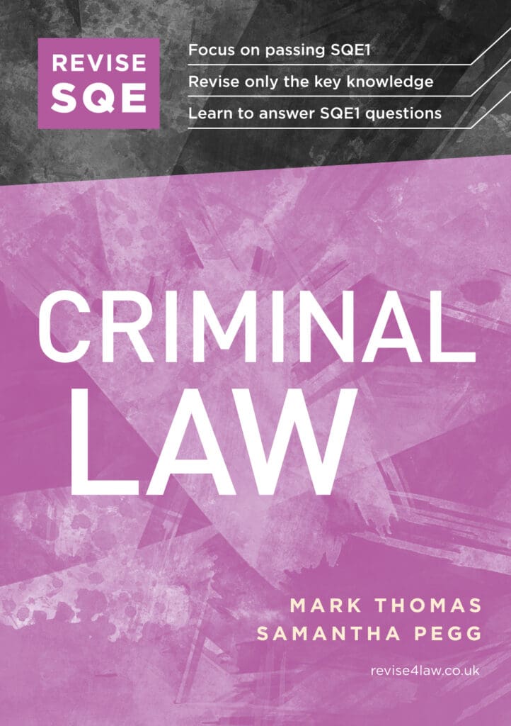 Revise SQE Criminal Law
