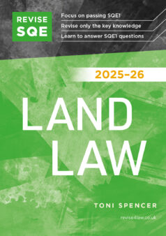 Book cover: Revise SQE Land Law 2025/26