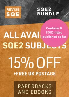 Book cover: SQE2 Bundle – all available titles (books + ebooks)