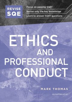 Book cover: Revise SQE Ethics and Professional Conduct