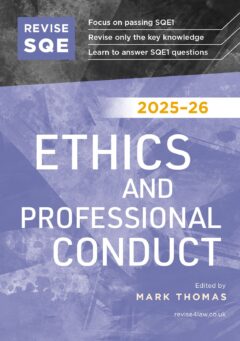 Book cover: Revise SQE Ethics and Professional Conduct 2025/26