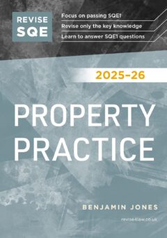 Book cover: Revise SQE Property Practice 2025/26