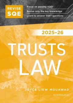Book cover: Revise SQE Trusts Law 2025/26