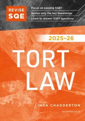 Revise SQE Tort Law 2025/26 (Audiobook)
