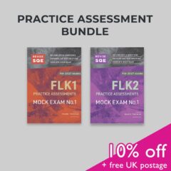 Book cover: FLK1 + FLK2 Practice Assessments 2027
