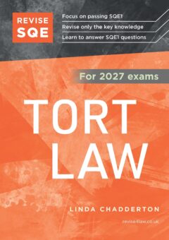 Book cover: Revise SQE Tort Law 2027