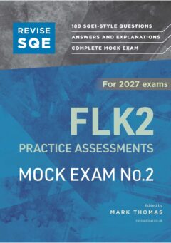 Book cover: Revise SQE FLK2 Practice Assessments 2027: Mock Exam 2