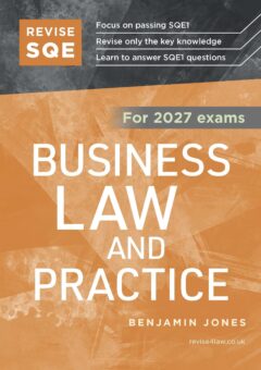 Book cover: Revise SQE Business Law and Practice 2027