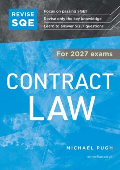 Book cover: Revise SQE Contract Law 2027